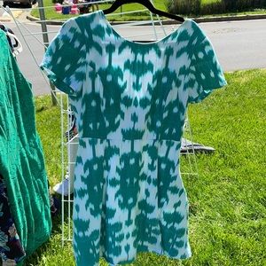 Vineyard Vines ikat design linen dress, size 6